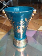 Elegante vaso vintage verde