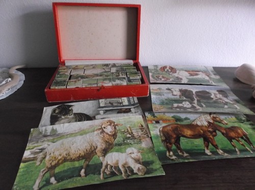 Puzzle cubi per bimbi - a,