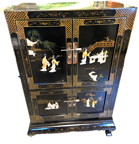 Credenza armadietto lacca - credenza,