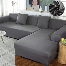 Copridivano Con Penisola Elasticizzato Sinistra O Destra, Copri Divano Angolare 