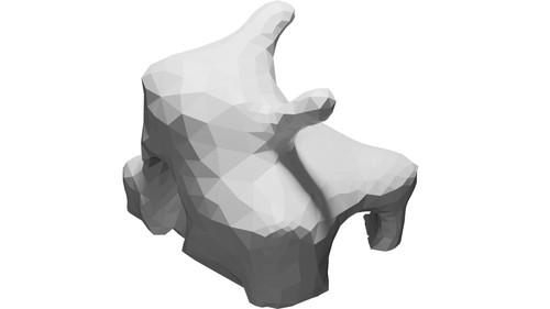 Decorazione roccia stampata - stampata, 3d