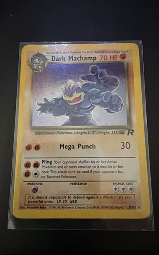 Dark machamp team rocket - machamp,