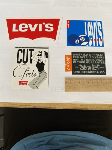 Lotto adesivi levi vintage - adesivi,