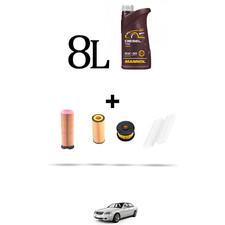 HOFFCAR Kit tagliando 4 FILTRI