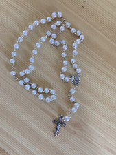 collana rosario argento 925