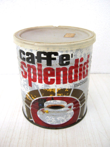 Scatola latta caffe - latta, caffe'