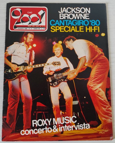 Ciao 2001 1980 roxy - 2001, music