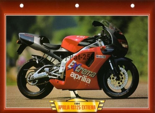 Fiche moto aprilia - aprilia, rs