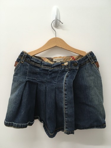 Burberry gonna denim bambina - denim,