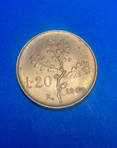 Moneta lire del 1980 - da,