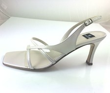 Scarpa sandalo sposa perlato - scarpa,