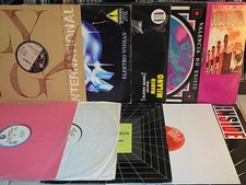 LOTTO STOCK 60 DISCHI EUROHOUSE ITALODISCO DANCE ANNI 80 90 CON LISTA TITOLI