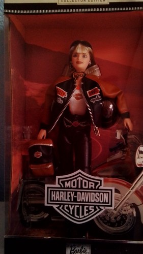 Bambola barbie harley davidson - bambola,