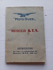 Moto Guzzi G.T.V. 500 1948