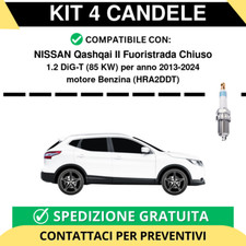 KIT 4 CANDELE per NISSAN