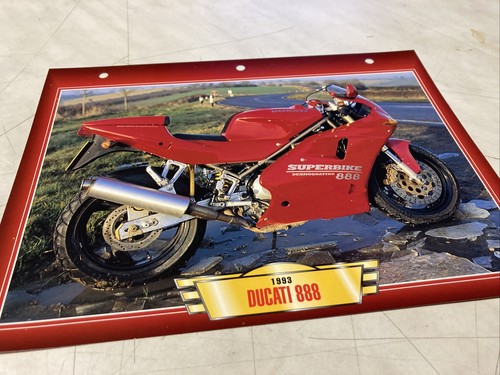 Ducati 888 1993 fiche - , carte