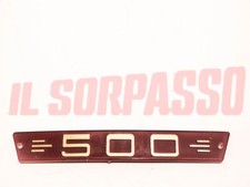 SCRITTA FREGIO MASCHERINA ACCESSORIO FIAT 500 N D F L R ORIGINALE