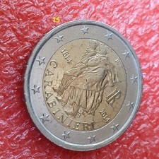 moneta rara 2 € euro ERRORE CONIO commemorativa arma dei carabinieri 1814 2014