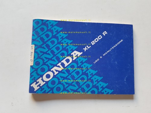 Honda 200 1983 - 1983, manuale