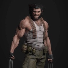 Wolverine Logan scultura in
