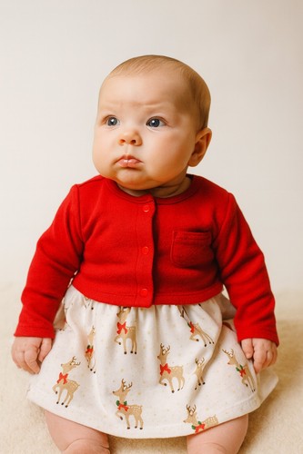 Set vestito cardigan - vestito, bambino