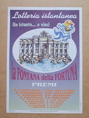 Locandina lotteria gratta e - ,