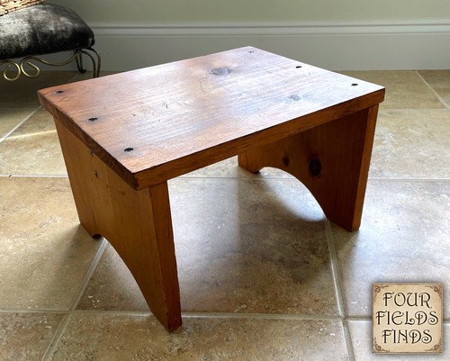 Sgabello vintage fatto mano - fatto,