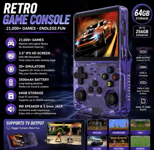 Retro game console - game, portatile