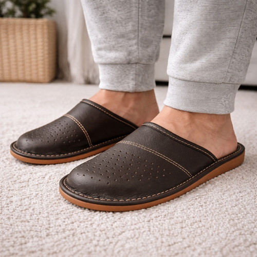 Ciabatte uomo pelle - mulo, slip