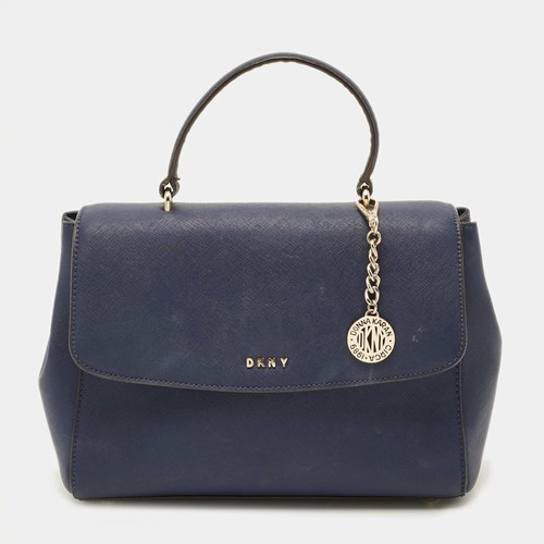 Borsa dkny blu pelle - blu,