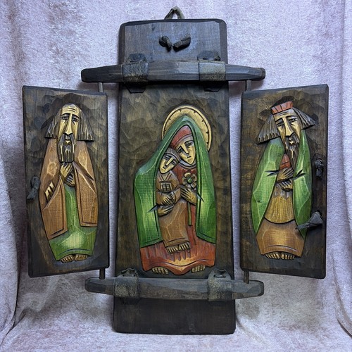 Antico trittico religioso