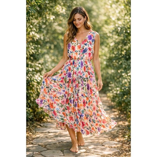 Maxi abito donna tolani carol - maxi,