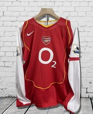 Arsenal 04-05 Home Kit Maniche