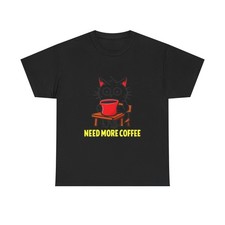 Funny cat coffee shirt - cat,