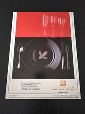 1982 CARLO MORETTI VETRO ARTE DESIGN MURANO VENEZIA VINTAGE AD PUBBLICITA