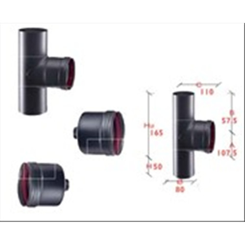 Tubo nero zinco linea pellet - tubo,