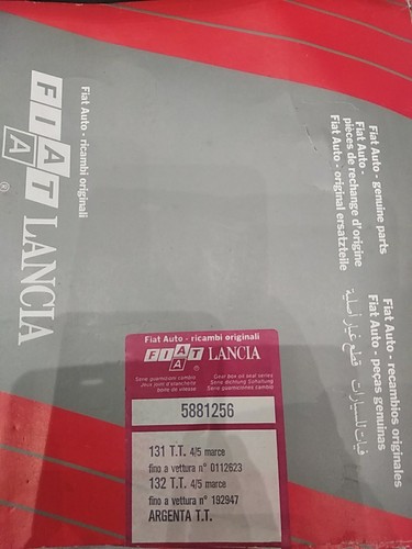Guarnizioni cambio fiat 131 - guarnizioni,