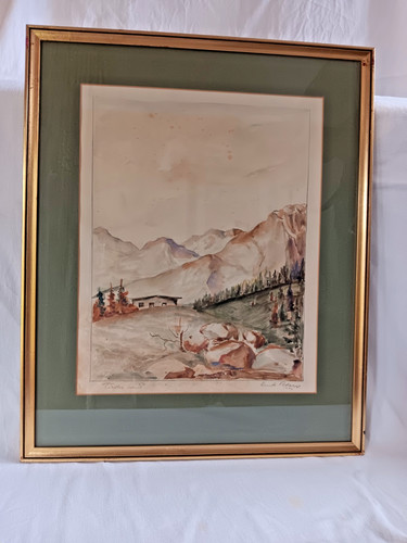 Acquerello ernst peters - ernst,