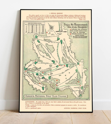 Mappa campo golf - mappa, da