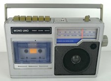 MONO UNO KC-828 - RADIO BOOMBOX - RADIO PORTATILE - ANNI 80 - NON FUNZIONANTE