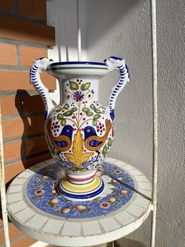 Vaso dipinto mano - vaso,