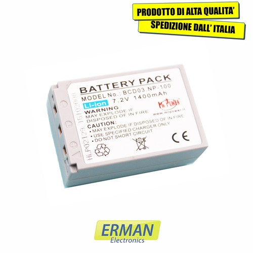 Batteria casio 100 1400mah - casio, np-100