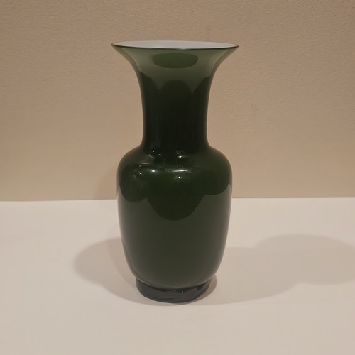 Vaso venini opalino verde - vaso,