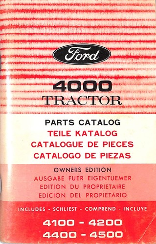 Ford 4000 serie parti trattore - ford,