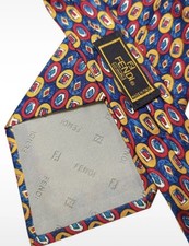 Fendi Vintage Tie Rare Pattern