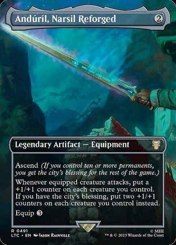 Mtg andúril narsil - mtg,