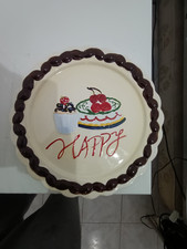 PIARTTO DA PARETE 34 CM casa collection ceramica decorata a mano