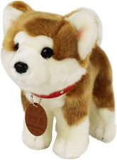 Akita Inu cane giapponese MASARU in piedi taglia M peluche conservazione Akita Inu