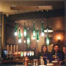 Lampadario a sospensione da bar taverna birreria pub sala giochi con bottiglie