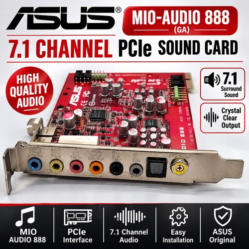 Asus mio audio 888 pcie - asus,